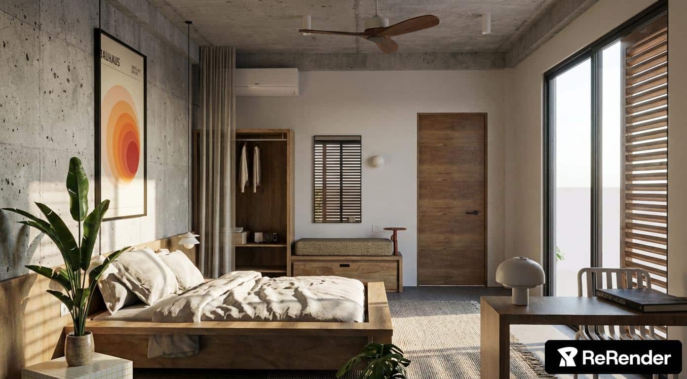 Chambre master — vue latérale